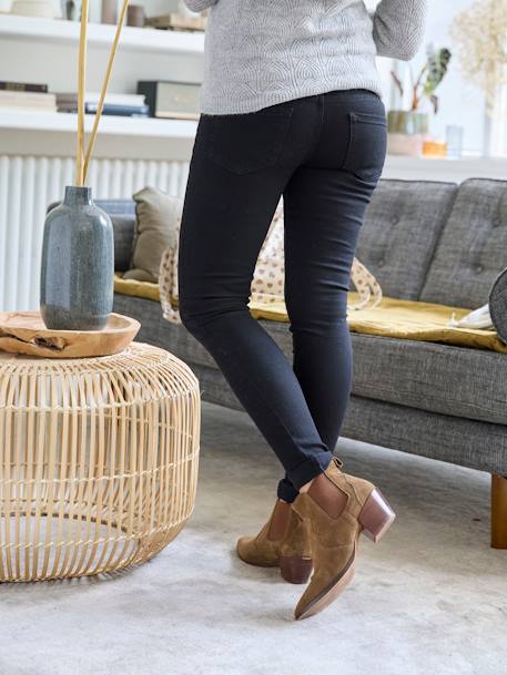 Umstands-Jeans mit WATERLESS-Denim, Skinny-Fit BASIC blue stone+dunkelblau+schwarz 18