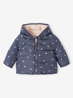 -Wendbare Baby Steppjacke mit Recycling-Polyester