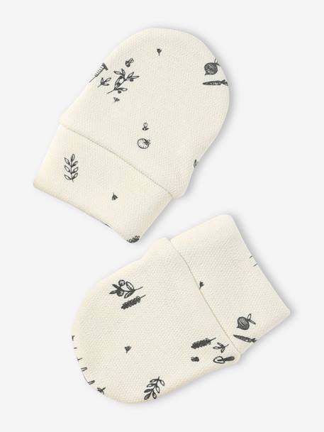 Jungen Baby-Set: Mütze, Handschuhe & Schühchen Oeko-Tex - wollweiß - 3