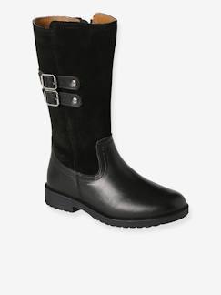 Kinderschuhe-Mädchenschuhe-Boots & Stiefeletten-Mädchen Reiterstiefel mit Reißverschluss