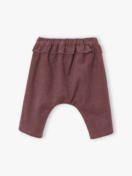 Baby Cordhose - aubergine - 2