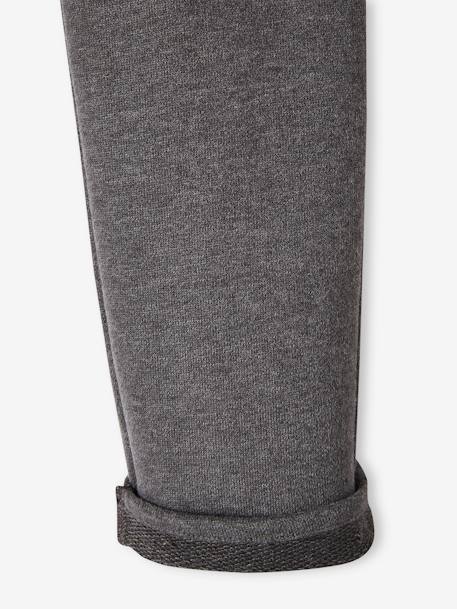 Jungen Cargo-Joggpants Oeko-Tex grau meliert+salbeigrün 5