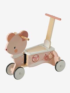 Baby 2-in-1-Rutschfahrzeug/Lauflernwagen, Holz FSC®  [numero-image]