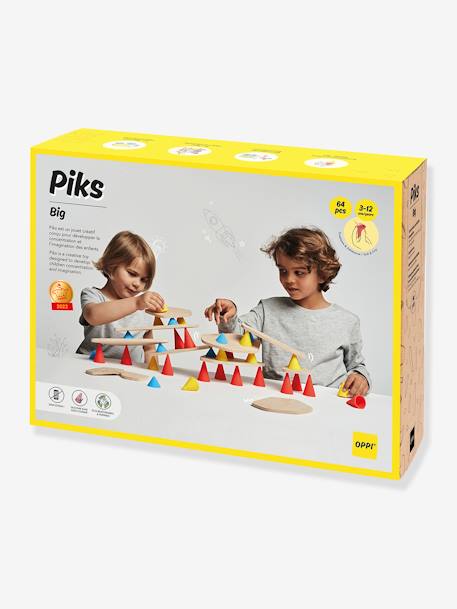 Kinder Baustein-Set Grand Kit Piks OPPI, 64 Teile mehrfarbig 1