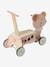 Baby 2-in-1-Rutschfahrzeug/Lauflernwagen, Holz FSC® natur+rosa 14