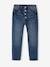 Mädchen Mom-Fit-Jeans, WATERLESS Hüftweite SLIM - blue stone+double stone+jeansblau - 9
