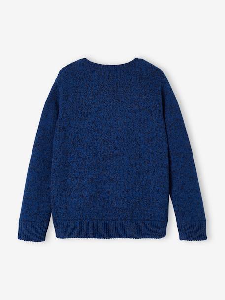 Weicher Jungen Strickpullover Oeko-Tex - elektrisch blau - 3