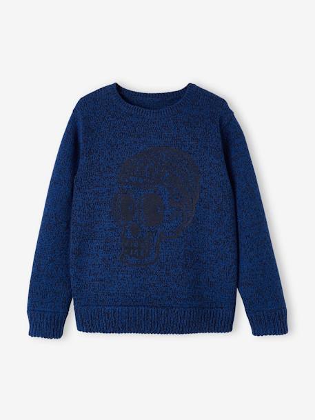 Weicher Jungen Strickpullover Oeko-Tex - elektrisch blau - 2