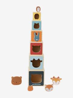 Baby Stapelturm mit Steckspiel aus Holz FSC® -  - [numero-image]
