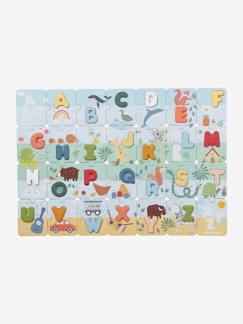 Kinder 2-in-1 ABC-Puzzle, Pappe/Holz FSC®  [numero-image]