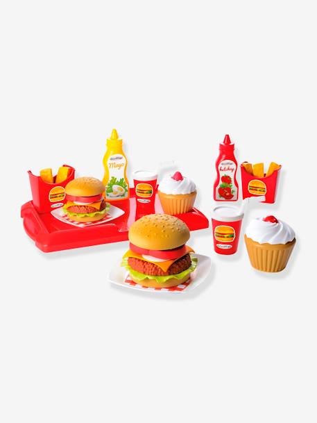 Kinder Hamburger-Set ECOIFFIER, 36 Teile - rot - 1