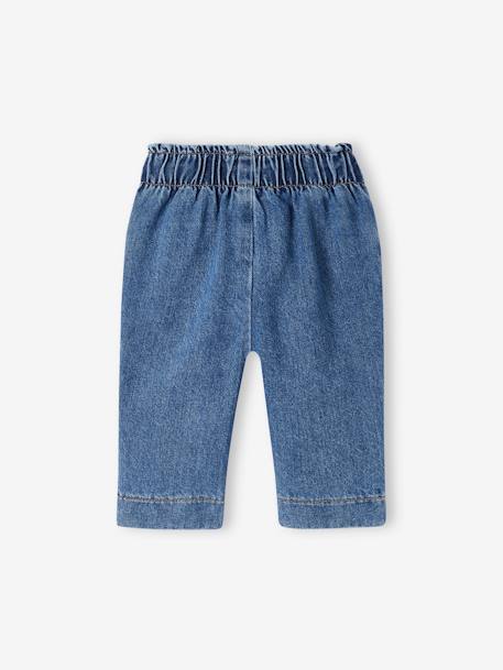 Weite Baby Jeans mit Dehnbund Oeko-Tex blue stone 2