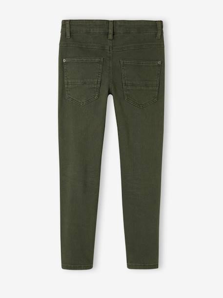 Jungen Slim-Fit-Hose, Hüftweite SLIM, Bundweite verstellbar beige+blau+grün+khaki+nachtblau+schokolade+terrakotta farbe 16