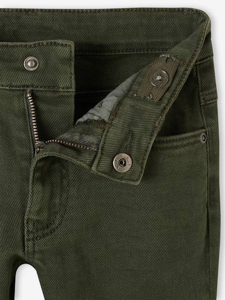 Jungen Slim-Fit-Hose, Hüftweite SLIM, Bundweite verstellbar beige+blau+graugrün+grün+khaki+nachtblau+schokolade+terrakotta farbe 21