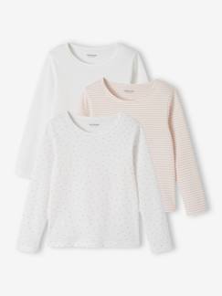 -3er-Pack Mädchen Shirts BASIC