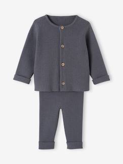 Babymode-Hosen & Jeans-Baby-Set: Jäckchen & Hose, Strick