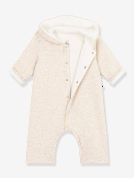 Wattierter Baby Overall mit Kapuze PETIT BATEAU - beige - 2