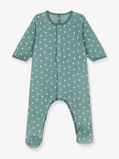 Babymode-Strampler & Schlafanzüge-Baby Samt-Strampler mit Sternen PETIT BATEAU