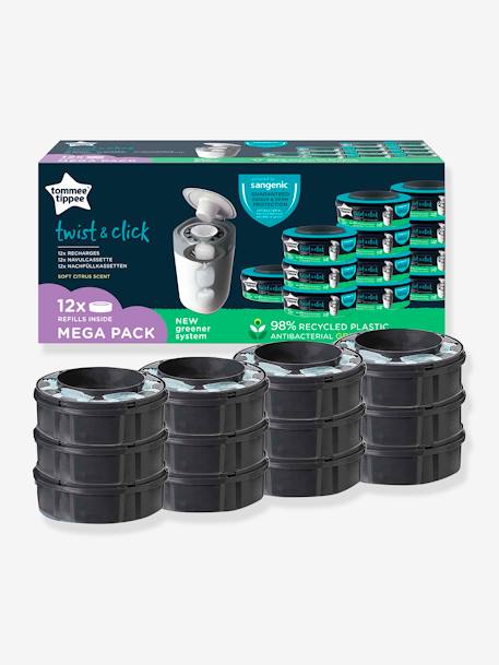 12 Nachfüllkassetten TWIST & CLICK Tommee tippee SANGENIC Tec grau 2