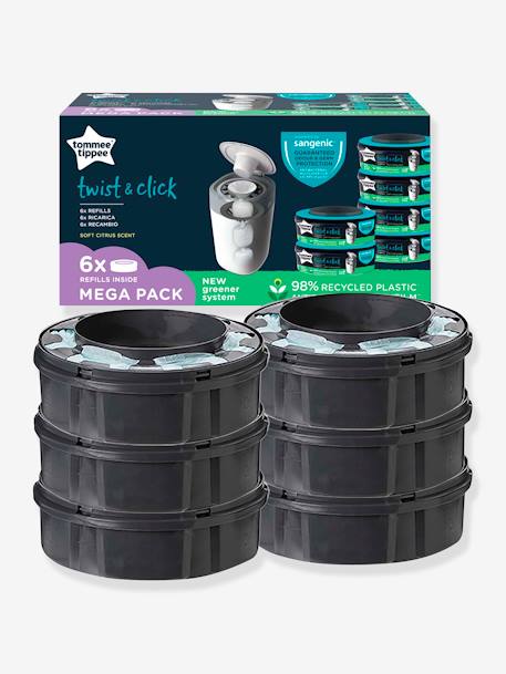 6 Nachfüllkassetten für Twist & Click / Sangenic Tec TOMMEE TIPPEE - grau - 2