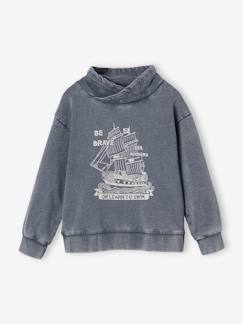 -Jungen Sweatjacke mit Schalkragen