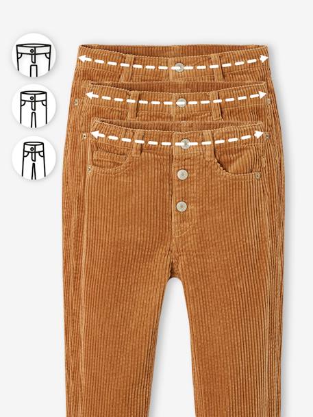 Mädchen Mom-Fit-Cordhose, Hüftweite REGULAR camel 3