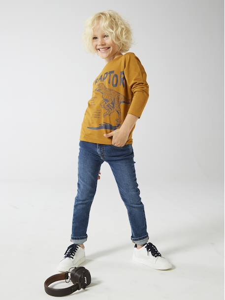 Jungen Slim-Fit-Jeans BASIC, Bundweite verstellbar blue stone 3