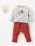 Sweathose für Jungen Baby  BASIC Oeko-Tex - dunkelblau+dunkelrosa+graublau+graugrün+hellgrau meliert+karamell+sand - 7