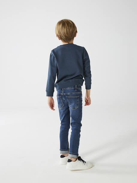 Jungen Slim-Fit-Jeans BASIC - blue stone - 15