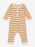 Baby Strickoverall mit Streifen PETIT BATEAU - beige - 1