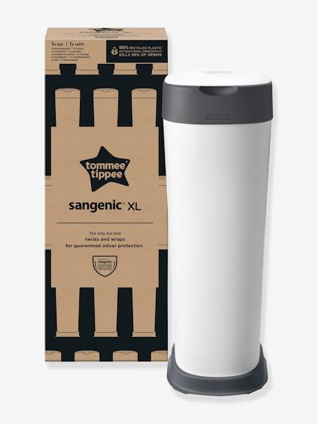 Windeleimer TWIST & CLICK XL Tommee tippee SANGENIC inkl. 1 Nachfüllkassette weiß/grau 2