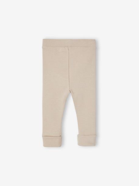 Baby Leggings BASIC Oeko-Tex beige+cappuccino+goldgelb+marine+rosa 2