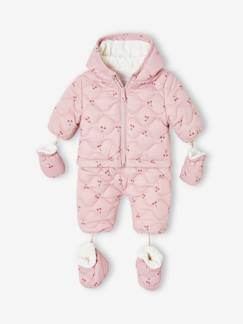 Babymode-Mäntel, Jacken, Overalls & Ausfahrsäcke-Overalls-2-in-1 Baby Winter-Overall, Wattierung Recycling-Polyester