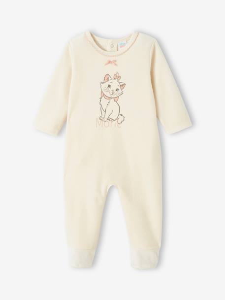 Baby Samt-Strampler Disney ARISTOCATS MARIE vanille 1