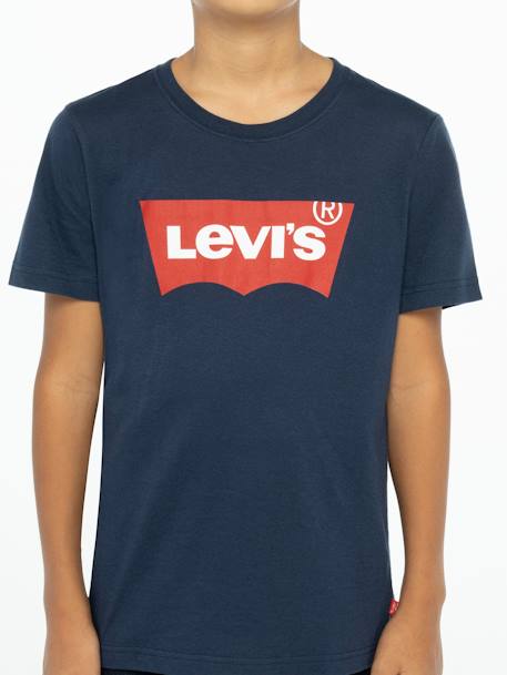 Kinder T-Shirt Batwing Levi's blau+weiß 8