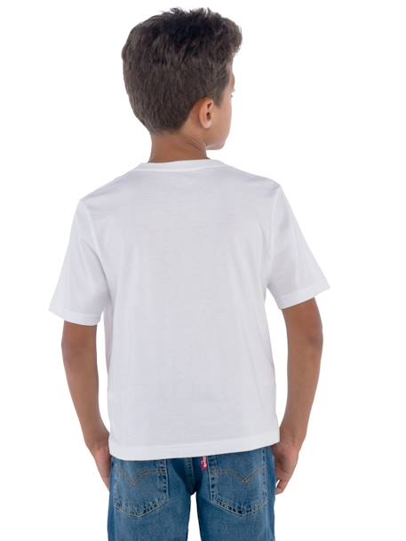 Kinder T-Shirt Batwing Levi's blau+weiß 16