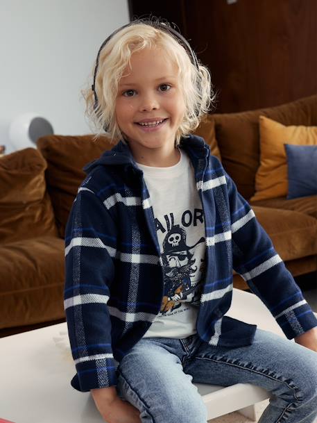 Jungen Shirt REBEL PIRATE wollweiß 2