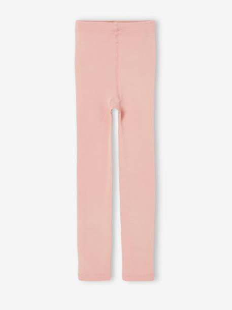 Mädchen Thermo-Leggings Oeko Tex - blau+pudrig rosa+schwarz - 4