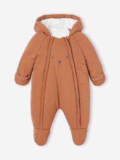 Babymode-Mäntel, Jacken, Overalls & Ausfahrsäcke-Baby Winter-Overall mit Fleecefutter, Wattierung Recycling-Polyester