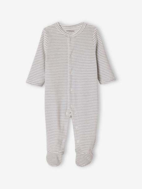 Baby-Set, 6 Teile Oeko-Tex - beige+graublau - 8