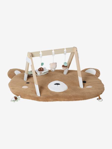 Baby Spielbogen aus Holz FSC® braun/grüner wald/bär+grün/tansania 3