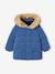 Jungen Baby Winterjacke mit Recycling-Polyester indigo-blau+kurkuma 1