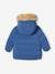 Jungen Baby Winterjacke mit Recycling-Polyester indigo-blau+kurkuma 3