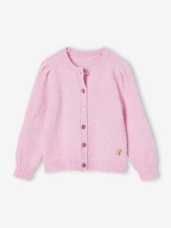 -Flauschige Mädchen Strickjacke