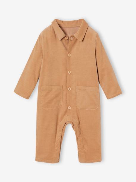 Baby Cord-Overall cappuccino 1