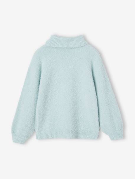 Mädchen Rollkragenpullover himmelblau 3