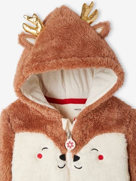 Weihnachtlicher Baby Plüsch-Overall, Rentier pekannüsse 3