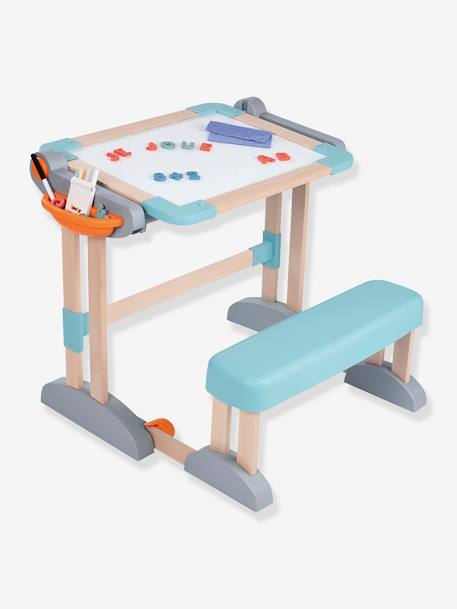 Kinder 2-in-1 Schulbank & Maltafel Modulo Space SMOBY - blau - 1