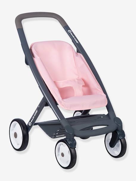 Puppenkinderwagen, 3-in-1-Kombi-Kinderwagen Maxi Cosi SMOBY grün+rosa 12