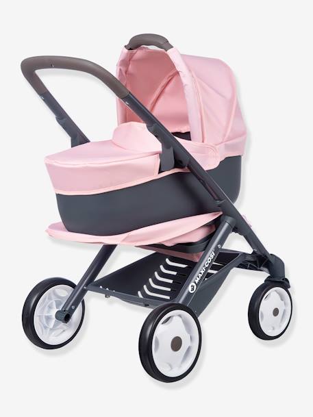 Puppenkinderwagen, 3-in-1-Kombi-Kinderwagen Maxi Cosi SMOBY grün+rosa 8